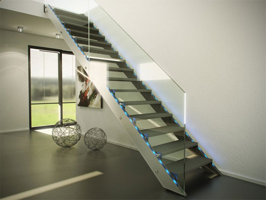 Imagen de la escalera modelo Future de Siller