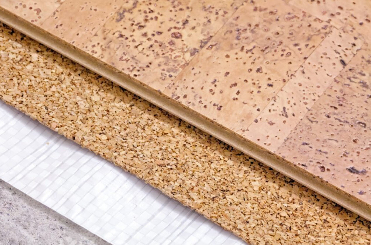 Los suelos de corcho son muy cálidos y ecológicos